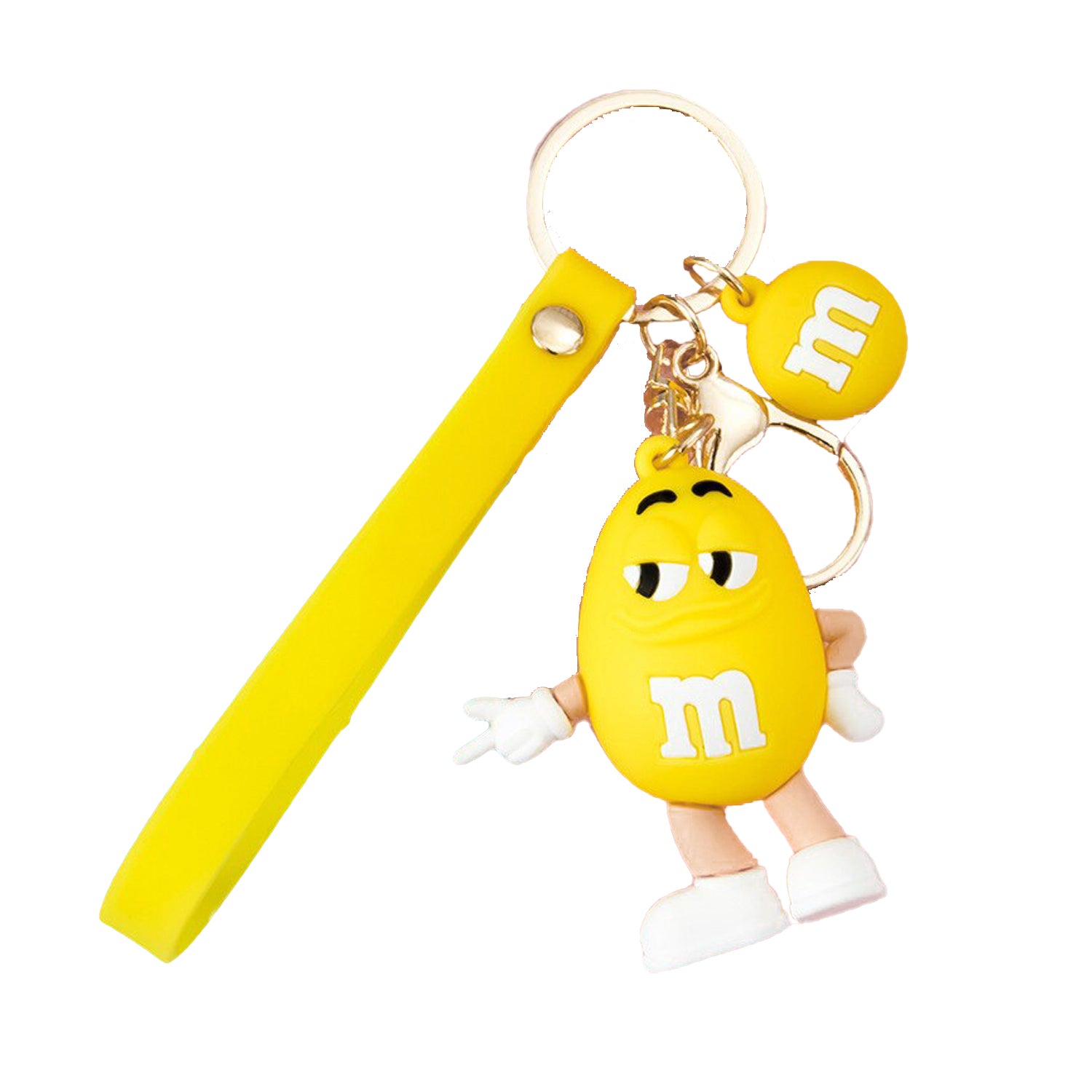Buy yellow M&amp;M Chocolate Assorted Key Chain